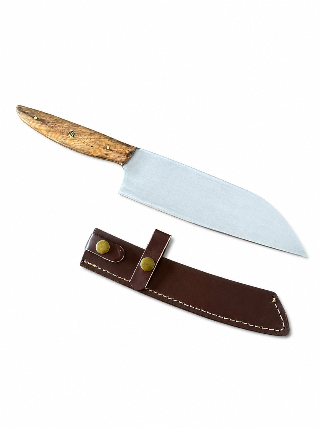 Handgefertigtes Santoku – Böhler N690 Stahl | Nussholz & Ahorn
