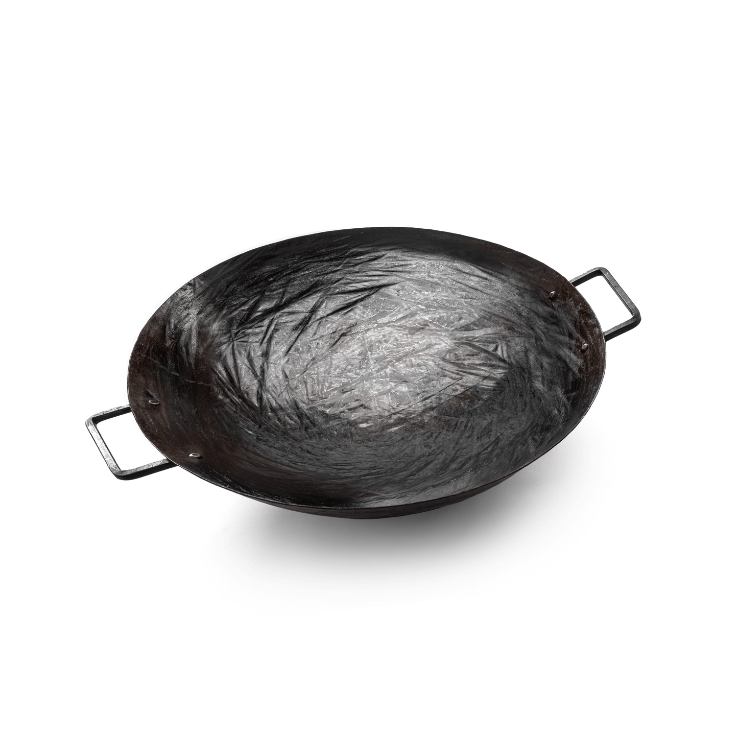 Fyreza Wok-Pfanne 55 cm handgeschmiedet – passend für OFYR Feuerplatte, ideal für große Mengen über offenem Feuer