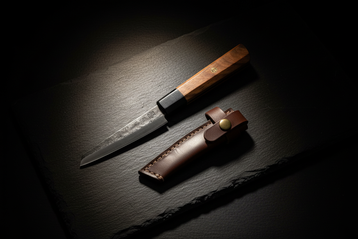 Messer mit Lederscheide